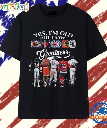 Yes, I'M Old But I Saw Chicago Sport Team Greatness 2026 Vintage T Shirt
