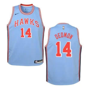 Hawks #14 Dewayne Dedmon Hardwood Classics Jersey - Blue - Alzaintravels