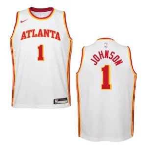 Youth Atlanta Hawks Jalen Johnson Association Edition 2021 NBA Draft Jersey White - Alzaintravels
