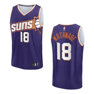 Yuta Watanabe Statement Edition Phoenix Suns 2023-24 Purple Fastbreak Replica Jersey - Alzaintravels