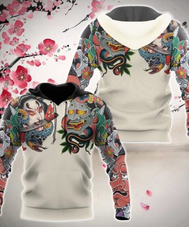 Japan T-Shirt Japanese Tengu Tattoo Art Japan Culture T-Shirt Japan Hoodie