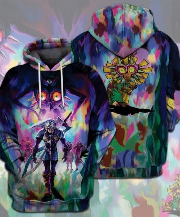 Legend Of Zelda Shirt Dark Link Skull T-Shirt Legend Of Zelda Hoodie