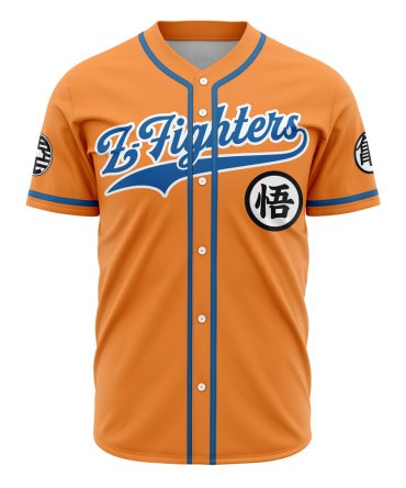 Dragon Ball Z Fighters Baseball Jersey – Iconic Orange & Blue Design For Fans