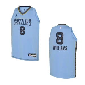2022-23 Memphis Grizzlies Youth Statement Edition Ziaire Williams Light Blue Jersey - Alzaintravels
