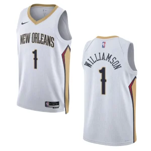 New Orleans Pelicans Zion Williamson 2022-23 Association Edition White Swingman Jersey - Alzaintravels