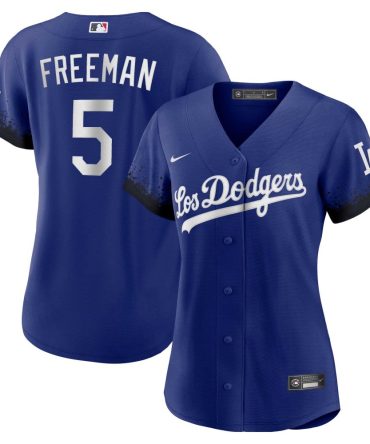 Freddie Freeman Los Angeles Dodgers Womens City Connect Player Jersey Royal
