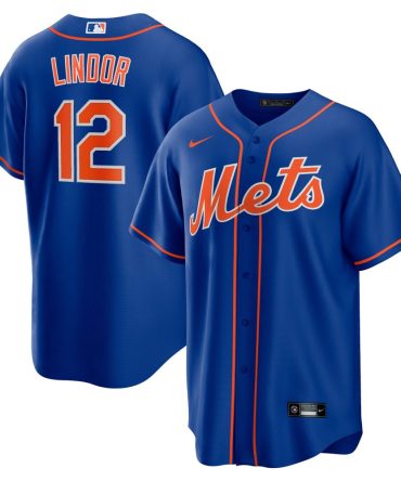 Francisco Lindor New York Mets Alternate Player Jersey Royal