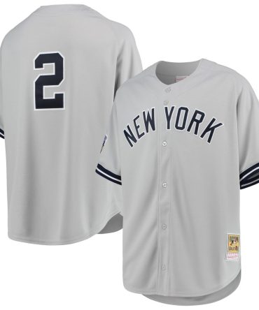 Derek Jeter New York Yankees 1998 Cooperstown Collection Road Jersey Gray