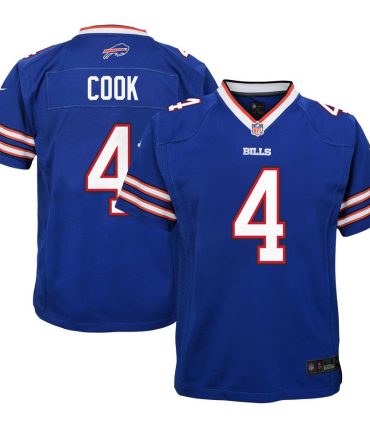 James Cook Buffalo Bills Youth Game Jersey Royal