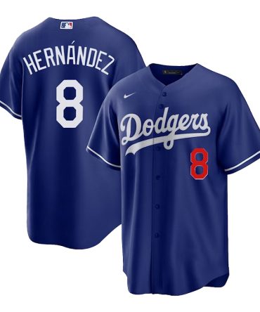 Yout Kik Hernndez #8 Los Angeles Dodgers Nike Alternate Replica Player Name Jersey Royal