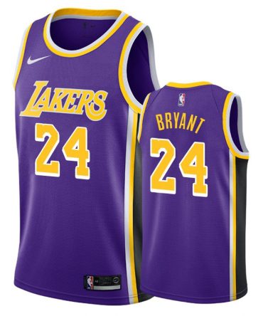 Youth Kobe Bryant Los Angeles Lakers 24 Statement Purple Jersey