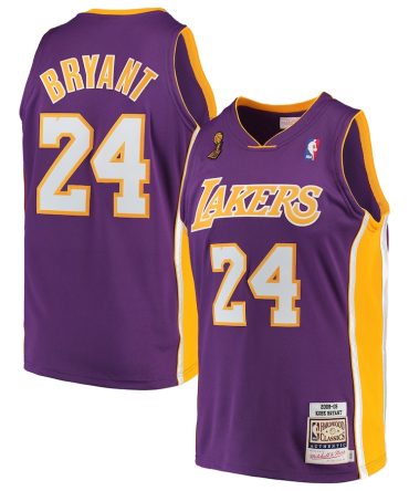 Kobe Bryant Los Angeles Lakers Mitchell &Amp; Ness 2008-09 Hardwood Classics Jersey Purple