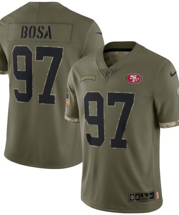 Nick Bosa San Francisco 49Ers Nike 2022 Salute To Service Limited Jersey Olive