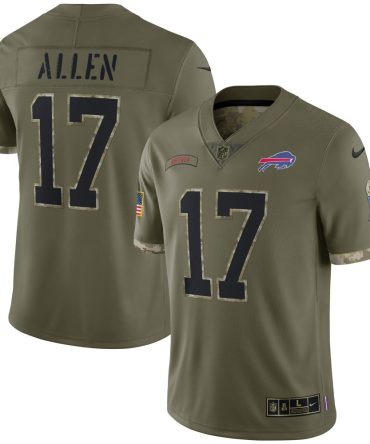 Josh Allen Buffalo Bills Nike 2022 Salute To Service Limited Jersey Olive