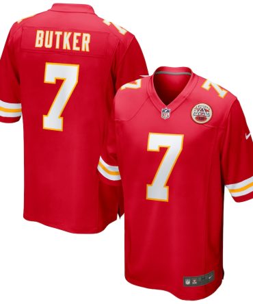 Harrison Butker Kansas City Chiefs Nike Game Jersey Red
