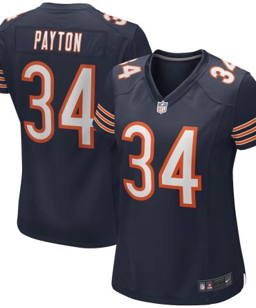 Walter Payton Chicago Bears Nike Womens Game Retired Player Jersey Navy