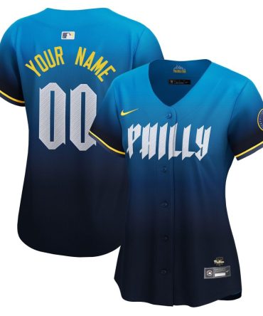 Philadelphia Phillies 2024 City Connect Limited Jersey Customized- Women