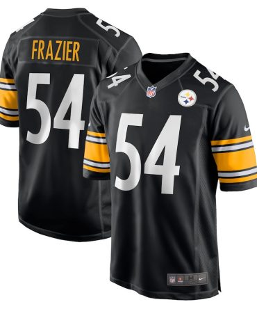 Zach Frazier 54 Pittsburgh Steelers Game Men Jersey - Black