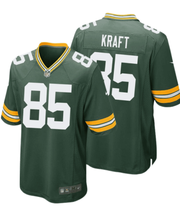 Tucker Kraft 85 Green Bay Packers Men Home Game Jersey - Green