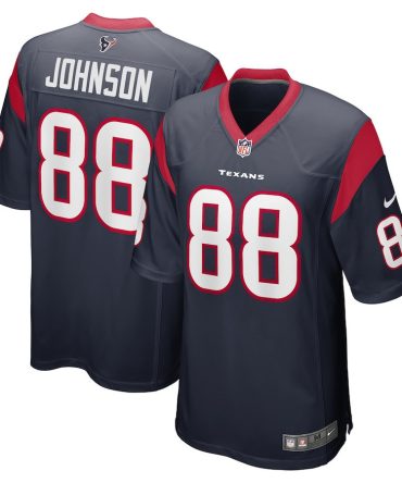 Johnny Johnson 88 Houston Texans Men'S Game Jersey - Navy