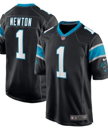 Cam Newton 1 Carolina Panthers Men'S Game Jersey - Black