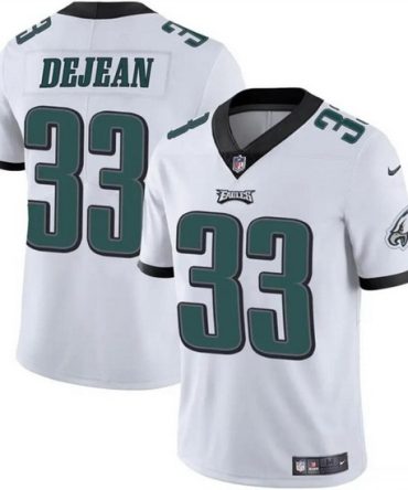 Philadelphia Eagles 33 Cooper Dejean White 2024 Draft Vapor Untouchable Limited Stitched Football Jersey