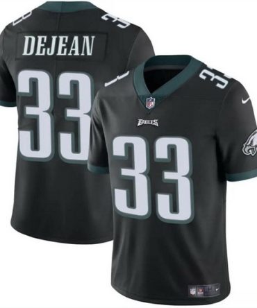 Philadelphia Eagles 33 Cooper Dejean Black 2024 Draft Vapor Untouchable Limited Stitched Football Jersey