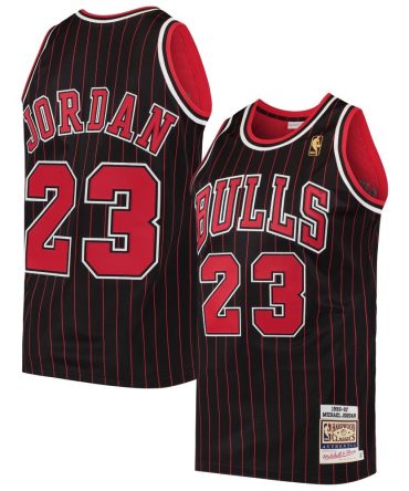 Michael Jordan Chicago Bulls Mitchell & Ness 1996/97 Hardwood Classics Jersey Black