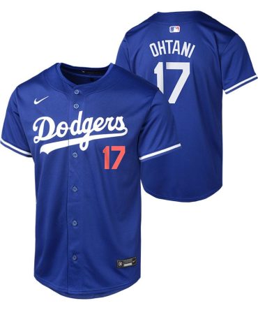 Shohei Ohtani Nike Los Angeles Dodgers Youth Blue Alt 2 Limited Jersey