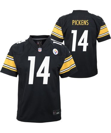 George Pickens Pittsburgh Steelers Youth Black Nike Home Replica Football Jersey