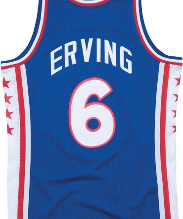 Julius Erving Philadelphia 76Ers Mitchell And Ness 76-77 Road Swingman Jersey