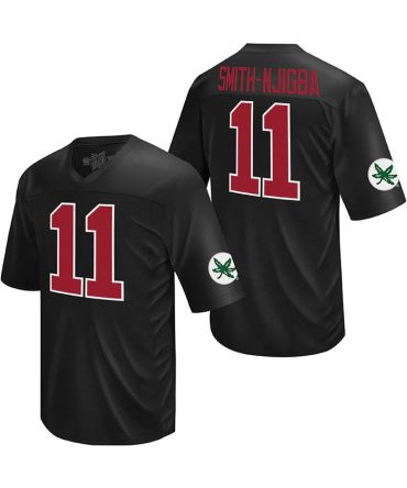 Jaxon Smith-Njigba Original Retro Brand Ohio State Buckeyes Black Player Football Jersey