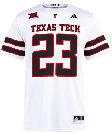 Adidas Texas Tech Red Raiders White Premier Away Football Jersey
