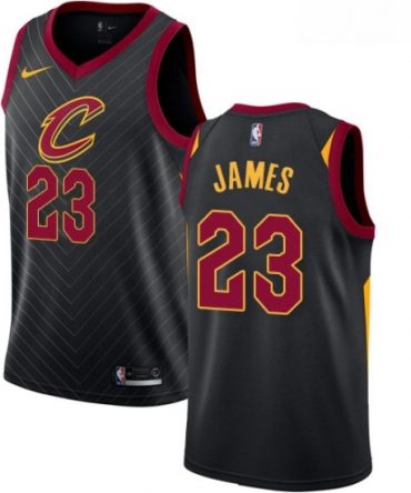 Men Cleveland Cavaliers 23 Lebron James Swingman Black Alternate Nba  Statement Edition