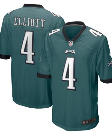 Jake Elliott Philadelphia Eagles Nike Game Jersey Midnight Green