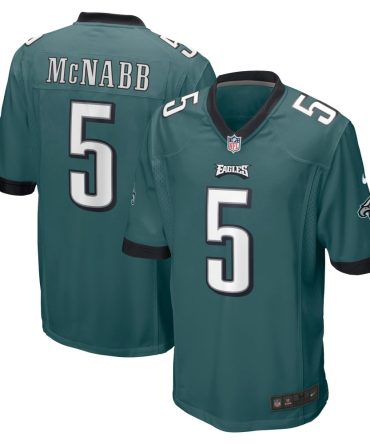 Donovan Mcnabb Philadelphia Eagles Nike Retired Player Jersey Midnight Green