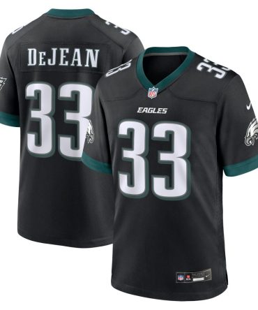 Cooper Dejean Philadelphia Eagles Nike 2024 Nfl Draft Alternate Player Game Jersey Black