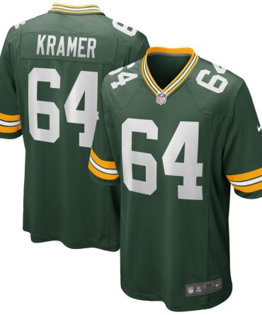 Jerry Kramer Green Bay Packers Nike Game Retired Player Jersey Green