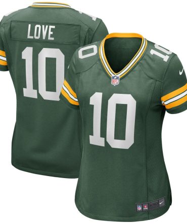 Jordan Love Green Bay Packers Nike Womens Game Jersey Green