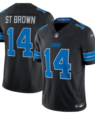 Amon-Ra St. Brown Detroit Lions Nike 2Nd Alternate Vapor F.U.S.E. Limited Jersey Black