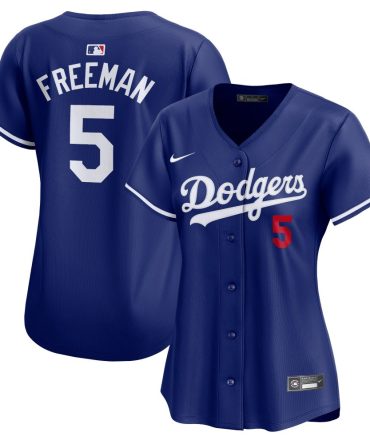 Freddie Freeman Los Angeles Dodgers Nike Womens Alternate Limited Player Jersey Royal
