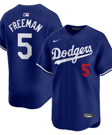 Freddie Freeman Los Angeles Dodgers Nike Alternate Limited Player Jersey Royal
