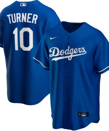 Justin Turner Los Angeles Dodgers Nike Alternate Replica Player Name Jersey Royal