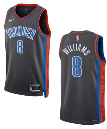 Oklahoma City Thunder Jalen Williams 2022-23 City Edition Gray Swingman Jersey