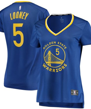 Kevon Looney Golden State Warriors Fanatics Branded Womens Fast Break Replica Player Jersey Icon Edition Royal