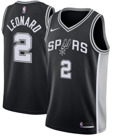 Kawhi Leonard San Antonio Spurs Nike Swingman Jersey Black Icon Edition