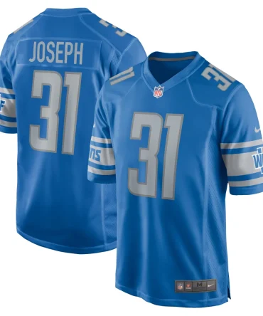 Kerby Joseph Detroit Lions Nike Player Game Jersey Blue