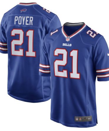 Jordan Poyer Buffalo Bills Nike Team Game Jersey Royal