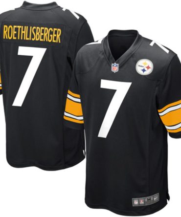Ben Roethlisberger Pittsburgh Steelers Nike Game Jersey Black