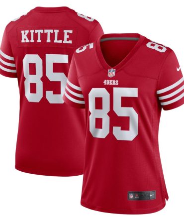 George Kittle San Francisco Nike Womens Team Game Player Jersey Scarlet
